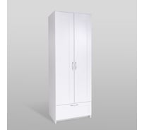 Шкаф Гуд ЛАКК СИРИУС 2 двери, 1 ящик, 78x59x220, белый RU 2.02.01.470.1