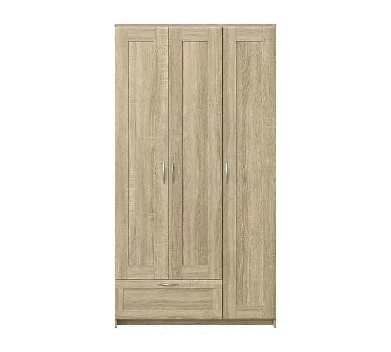 Шкаф ШВЕДСКИЙ СТАНДАРТ СИРИУС 3 двери, 1 ящик, 117x59x220, сонома RU 2.02.01.480.3