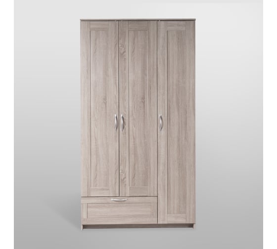 Шкаф ШВЕДСКИЙ СТАНДАРТ СИРИУС 3 двери, 1 ящик, 117x59x220, сонома RU 2.02.01.480.3