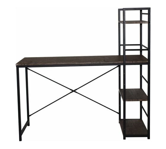 Стол на металлокаркасе BRABIX LOFT CD-005 морёный дуб 641221