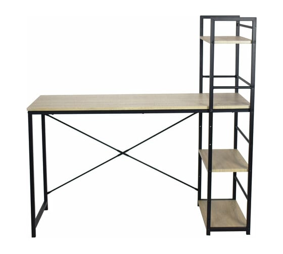 Стол на металлокаркасе BRABIX LOFT CD-005 дуб натуральный 641223