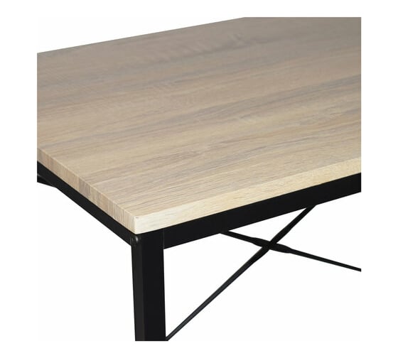Стол на металлокаркасе BRABIX LOFT CD-005 дуб натуральный 641223