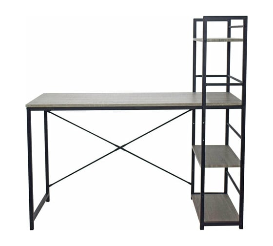 Стол на металлокаркасе BRABIX LOFT CD-005 дуб антик 641222