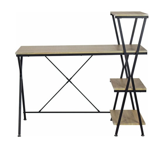 Стол на металлокаркасе BRABIX LOFT CD-004 дуб натуральный 641220