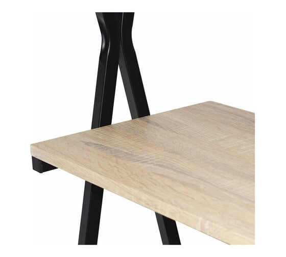 Стол на металлокаркасе BRABIX LOFT CD-004 дуб натуральный 641220