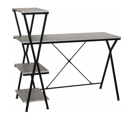 Стол на металлокаркасе BRABIX LOFT CD-004 дуб антик 641219