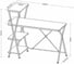Стол на металлокаркасе BRABIX LOFT CD-004 дуб антик 641219 3
