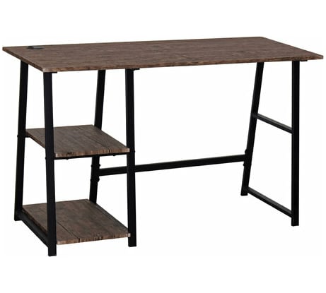 Стол на металлокаркасе BRABIX LOFT CD-006 морёный дуб 641224