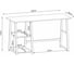 Стол на металлокаркасе BRABIX LOFT CD-006 морёный дуб 641224 5