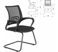 Компьютерное офисное кресло BRABIX Fly CF-100, с подлокотниками, сетка, 532087