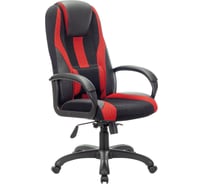 Компьютерное кресло BRABIX PREMIUM Rapid GM-102 экокожа/ткань черное/красн 532107