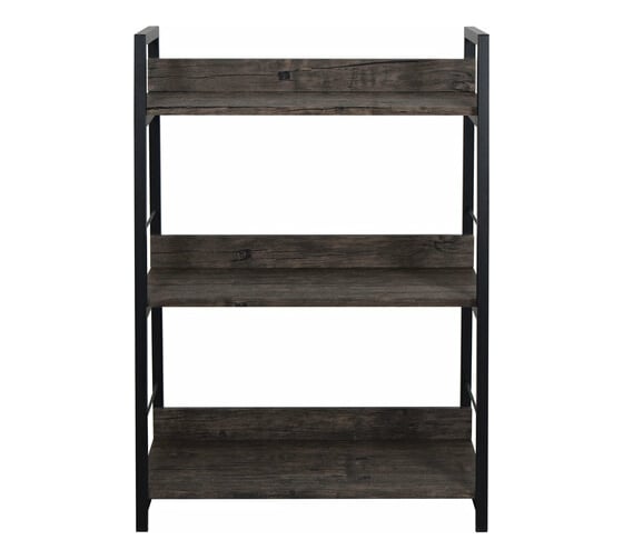Стеллаж на металлокаркасе BRABIX LOFT SH-002 600х350х845 мм, цвет морёный дуб 641231