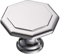 Ручка-кнопка Kerron, хром K-1090