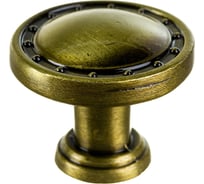 Ручка-кнопка KERRON 27 мм, античная бронза RK-006 BA