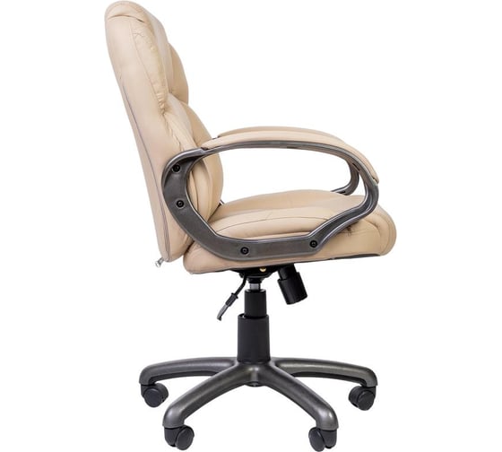 Кресло Easy Chair RCEChair-681 TPU кожзам бежевый, пластик серый 1169191