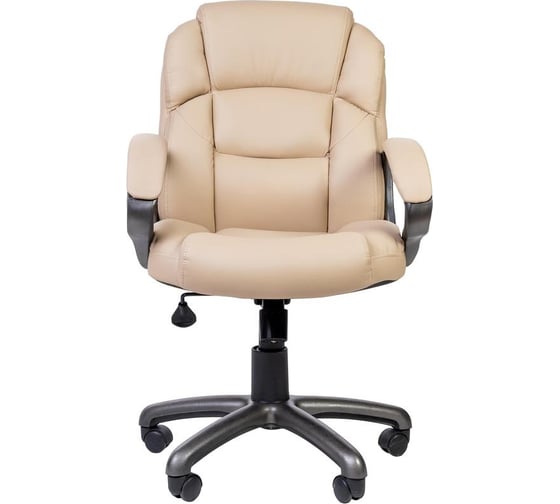 Кресло Easy Chair RCEChair-681 TPU кожзам бежевый, пластик серый 1169191