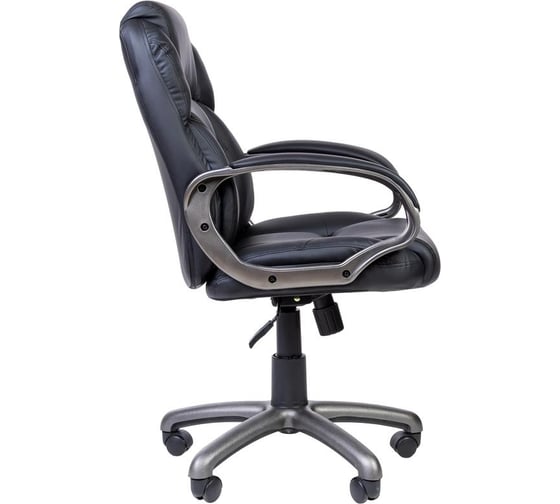 Кресло Easy Chair RCEChair-681 TPU кожзам черный, пластик серый 1169190