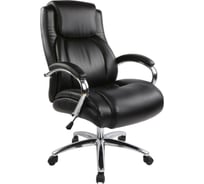 Кресло Easy Chair BNDpEChair-585 TR рециклированная кожа черный, хром 1044981