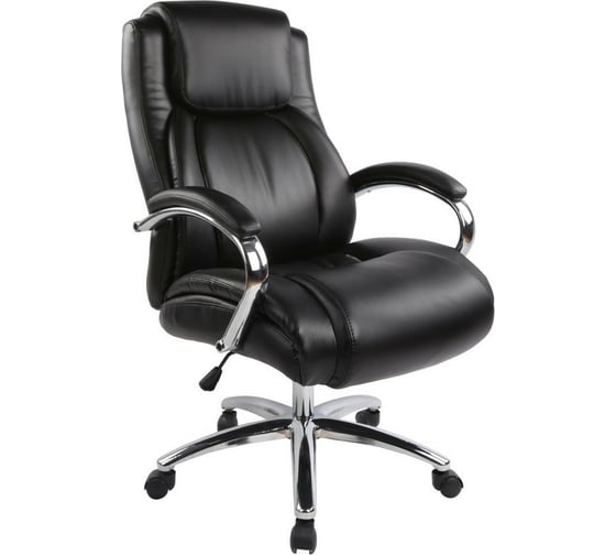 Кресло Easy Chair BNDpEChair-585 TR рециклированная кожа черный, хром 1044981