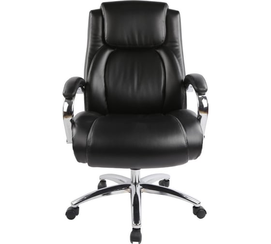 Кресло Easy Chair BNDpEChair-585 TR рециклированная кожа черный, хром 1044981