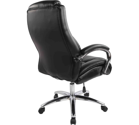 Кресло Easy Chair BNDpEChair-585 TR рециклированная кожа черный, хром 1044981