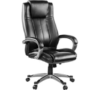 Кресло BN_Dp_Руководителя EChair-604 RT Комус Мебель рецикл.кожа черная 299464