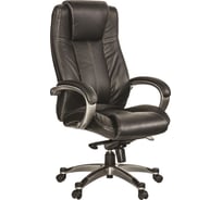 Кресло BN_Dp_Руководителя EChair-604 ML Комус Мебель кожа черная, пластик 298405