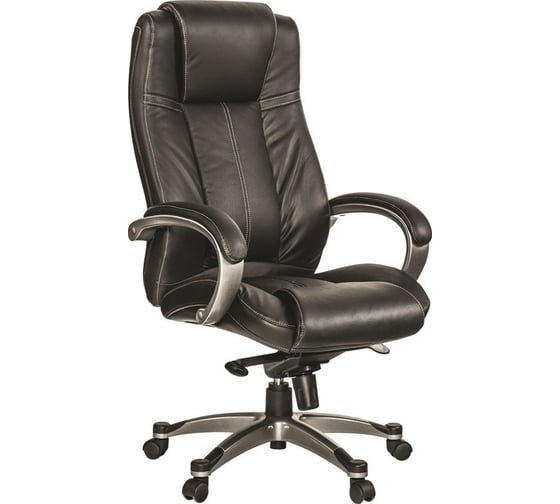 Кресло руководителя Easy Chair BNDp EChair-604 ML кожа черная, пластик 298405