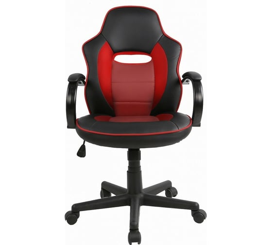 Кресло Easy Chair BNDP EСhair-659 TPU черный, красный кожзам, пластик 890221