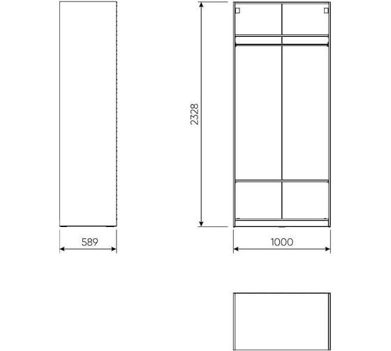 Стеллаж ШВЕДСКИЙ СТАНДАРТ МАКС 100x58x233, серый RU 2.06.07.250.4