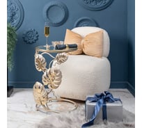 Столик приставной BOGACHO Monstera Deliciosa 19094/золотистый