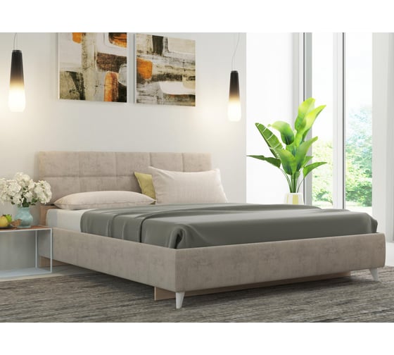 Двуспальная кровать Woodville Аарон 160x200 Paris 01 398906