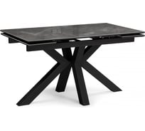 Керамический стол Woodville Бронхольм 140(200)х80x77, baolai / черный 588062