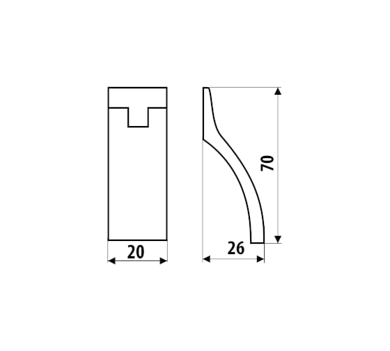 Ручка-кнопка для мебели Gamet сатиновый никель GG39-G0006