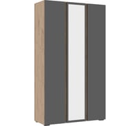 Шкаф Элла ШК 02 серый графит / дуб крафт золото Woodville 586714