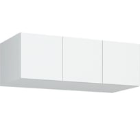 Шкаф навесной Широн 1200 белый / белый Woodville 586591