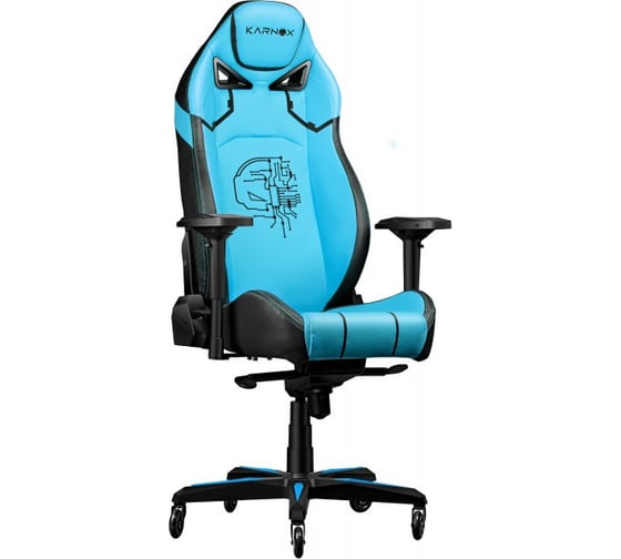 Игровое кресло Karnox Премиум GLADIATOR Cybot Edition, SCI-FI BLUE KX800915-CY