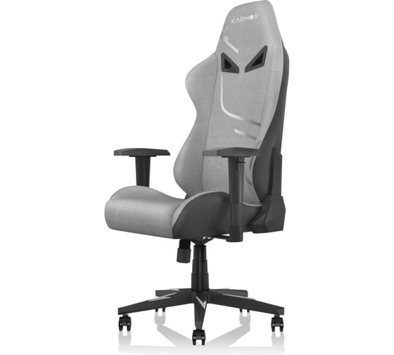 Игровое кресло Karnox Премиум тканевое HERO Genie Edition, silvery KX800116-GE