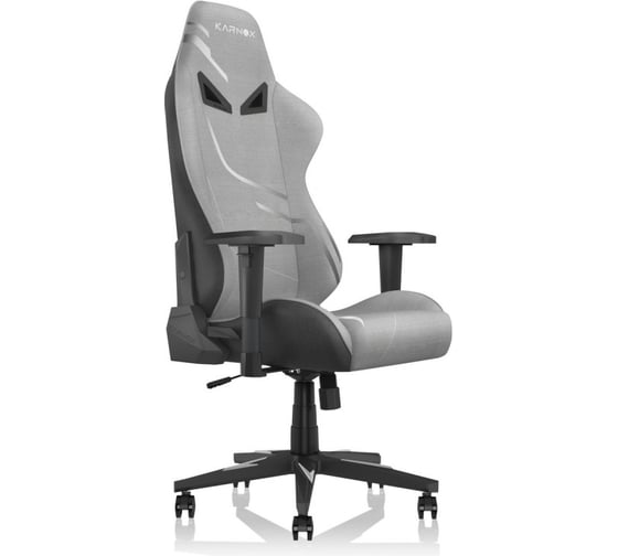 Игровое кресло Karnox Премиум тканевое HERO Genie Edition, silvery KX800116-GE