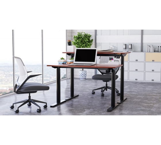 Стол для компьютера FoxGear с электроприводом LIFTISCH FG-ED-45BDW