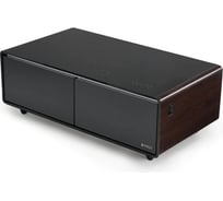 Умный кофейный столик Eureka с холодильником TB135, Walnut+Black ERK-135EL-WN