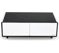 Умный кофейный столик Eureka с холодильником TB135, White+Black ERK-135EL-W