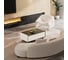 Умный кофейный столик Eureka с холодильником TB135, White+Black ERK-135EL-W 6