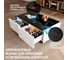 Умный кофейный столик Eureka с холодильником TB135, White+Black ERK-135EL-W 7