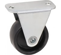 Мебельный ролик AKS высота 40 мм, диаметр 30 мм, прямоходящий, черный 79446