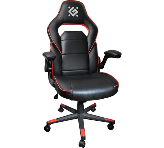 Игровое кресло DEFENDER Corsair CL-361 черный/красный, полиуретан, 50мм 64360 1