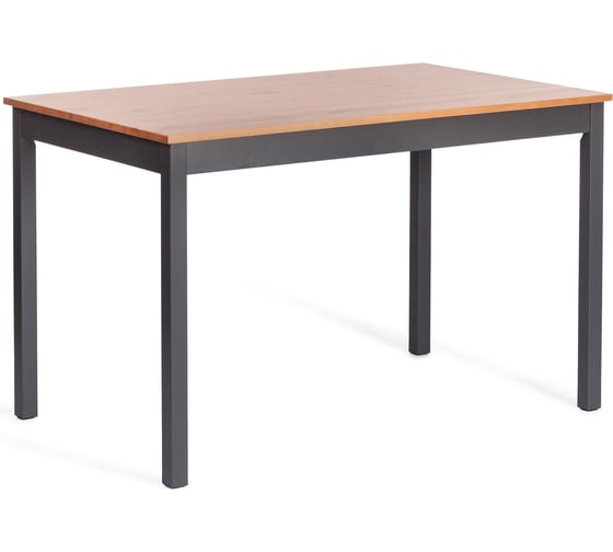 Обеденный комплект Tetchair Соната (стол + 4 стула) / Sonata dining set массив сосны, стол: 120x75x73см стул: 41x50x95см, антик /графит 21793