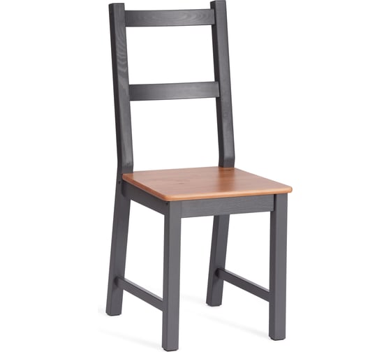 Обеденный комплект Tetchair Соната (стол + 4 стула) / Sonata dining set массив сосны, стол: 120x75x73см стул: 41x50x95см, антик /графит 21793