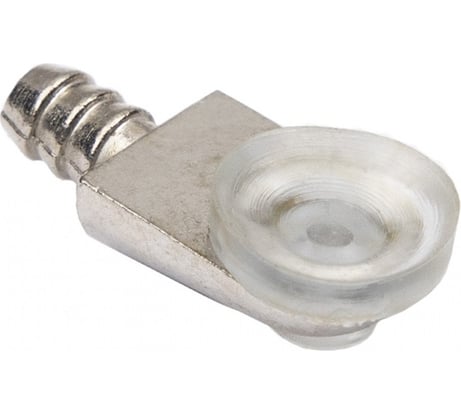 Металлический полкодержатель для стеклянной полки AKS L-003B хром 48862