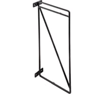 Металлический полкодержатель AKS KOMBO 166х400 мм, черный 71063